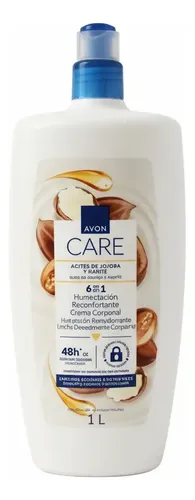 Crema Corporal Avon Care con Aceite de Jojoba y Karité de 1 Litro