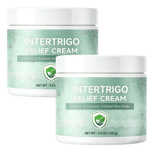 2 Cremas Intertrigo, Crema Barrera For Pliegues De La Piel,