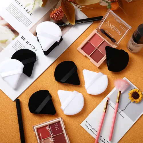 Polvo De Maquillaje Puff Nuenen Triangle Shape 100 Unidades