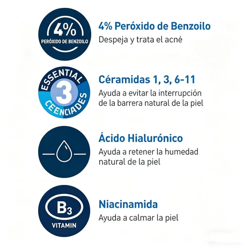 Espuma Limpiadora Facial Para Piel Con Acné 150ml