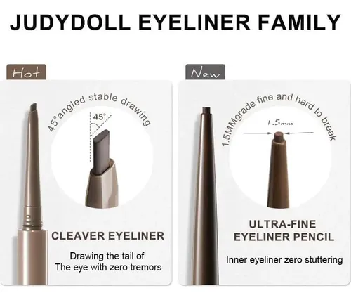Delinear Ojos Judydoll Ultrafino 01 Brown Black Gel Pencil