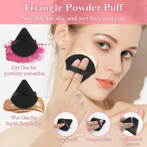 Kit De Aplicadores Maquillaje Desechables Con Paleta Y Clips