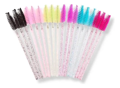 Cepillos X50 Peine Rimmel P/cejas Pestañas Extensión Cristal