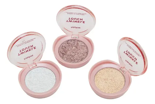 Sombra de ojos e iluminador Twinkle Touch Ruby Rose Pink Line Golden Daze Color