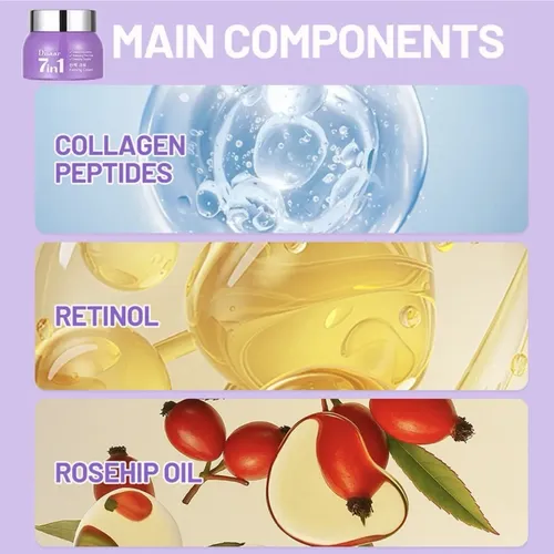 Crema Facial Disaar 7 In1 Retinol Rosehip Oil X 50g