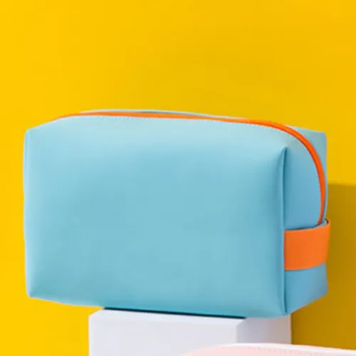 Bolsa De Cosméticos De Viaje Para Maquillaje, Piel Sintética