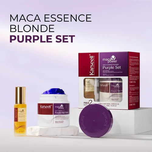 Mascarilla Capilar Karseell Morada 500ml Aceite De Argán