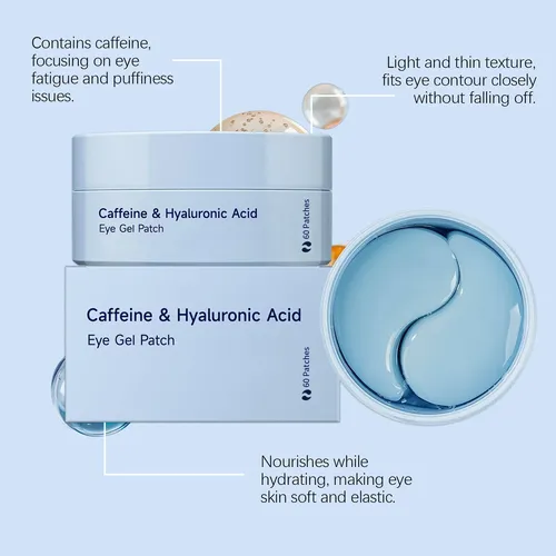 Eye Gel For Dark Circles And Puffiness With Caffeine And Nia