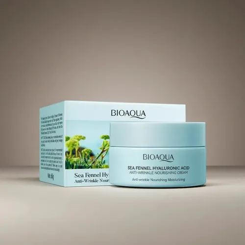 Crema Facial Sea Fennel Ácido Hialuronico Nutre Antiarrugas Todo Tipo De Piel Día/noche