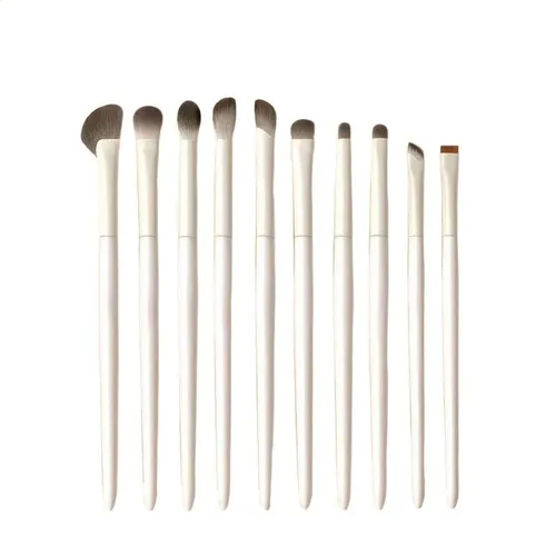 Set 10 Brochas Para Ojos Difuminar Delinear Y Detallar