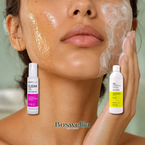 Kit Doble Limpieza Facial Clean Oil + Gel Avena Biobellus