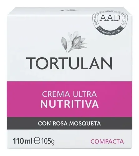 Tortulan Crema Ultra Nutritiva Con Rosa Mosqueta 110ml Día/noche Todo Tipo De Piel