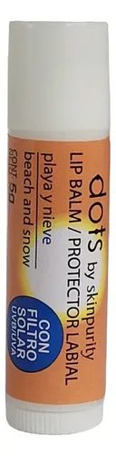 Dots Protector Labial Playa Y Nieve Con Filtro Solar 5 Gr