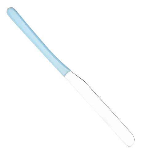 Espátula De Mezcla De Maquillaje De Metal, Herramienta Azul