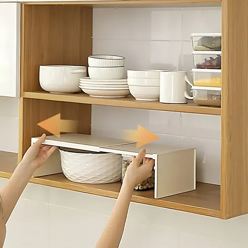 Organizador Retráctil Para Armarios De Cocina, Armario Que A As Shown