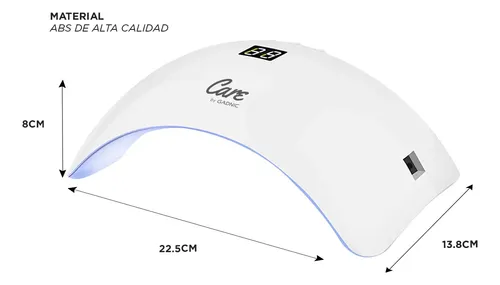 Lampara Uv Led Uñas Semipermanentes Gelificadas Gadnic Pro