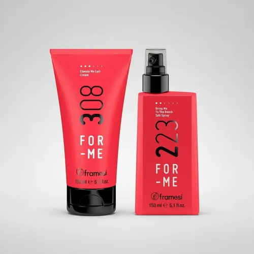 Crema Peinar 308 + Texturizador 223 Rulos For Me Framesi