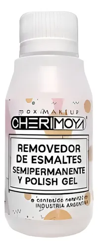 Remove Semipermanente, Gel Y Acrilico Cherimoya 120ml