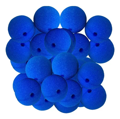 50 Piezas Nosas De Payaso Para Mujeres Hombres 2 Azul
