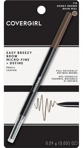 Lápiz De Cejas Micro-fino Covergirl Marrón Miel 0.085 Gr