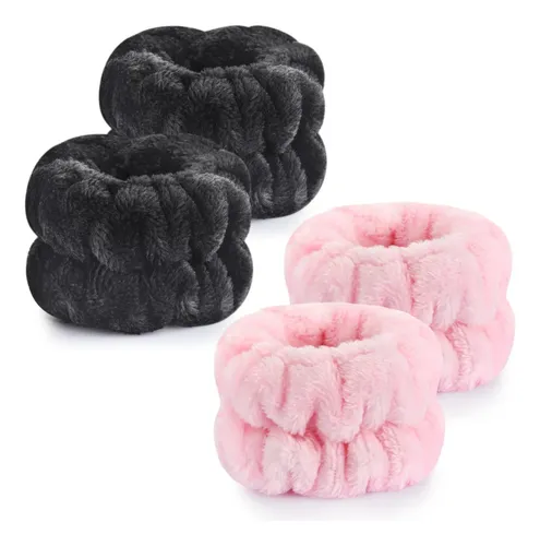 Paquete De 4 Toallas De Muñeca For Lavado De Cara, Pulsera
