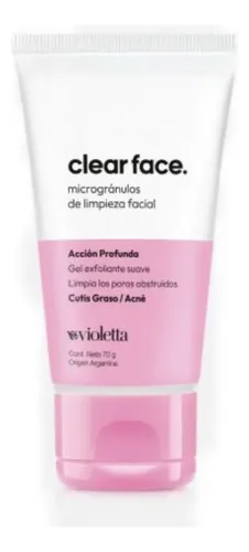 Clear Face Microgranulos De Limpieza Facial Gel Exfoliante