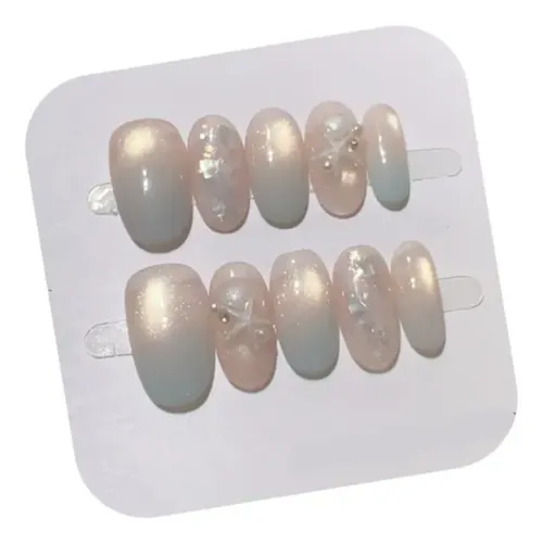 Alta Calidad Pegatinas De Uñas Con Degradado Transparente