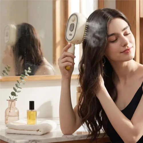 Planchita De Cabello Eléctrica Con Masaje Por Airbag