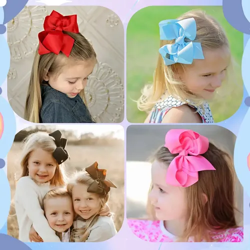Hy Broches Grandes Con Lazo Para El Pelo, 20 Unidades, 10 /