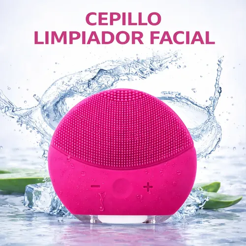 Limpiador Facial Eléctrico Silicona Masajeador Exfoliante