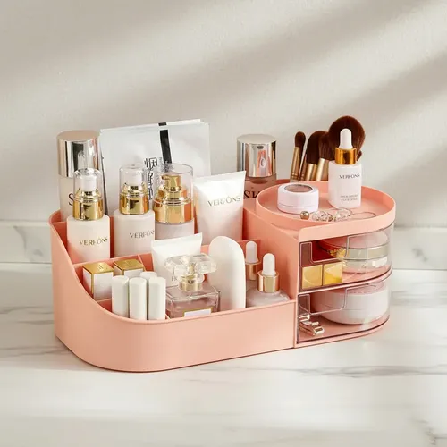Organizador Maquillaje Con Cajones Belleza Porta Cosmeticos