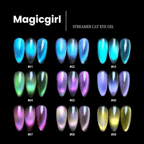 Esmalte Semipermanente Uv Led Cat Eye Streamer Magic Girl