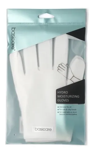 Guantes De Algodón Hydro Para Tratamientos Basicare X2