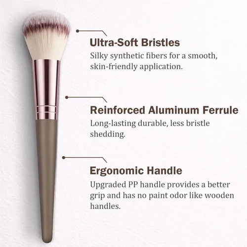 Set De Brochas De Maquillaje Yolygir 32 Unidades Marrón