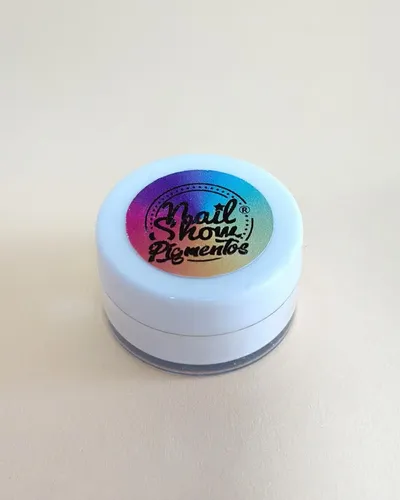 Polvo Pigmento Blanco Y Negro Mate Nail Show 3gr Pack X2