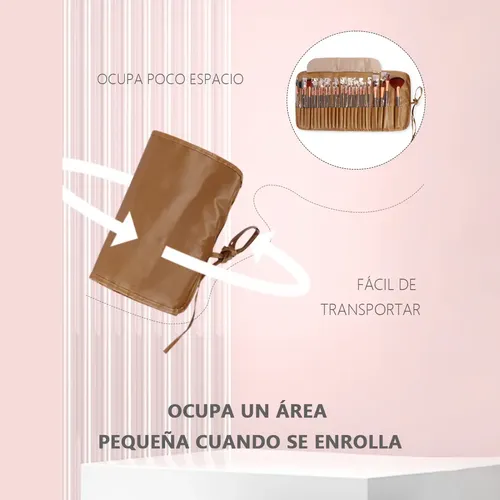Juego De Brochas De Maquillaje Profesional De 24 Piezas Co
