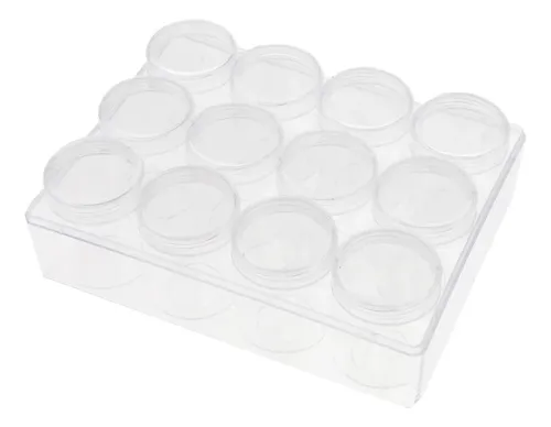 12pcs / 24pcs Recipientes En Cremas Botella De Claro