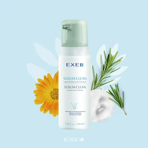 Espuma Limpiadora Desmaquillante Para Cutis Graso Exel