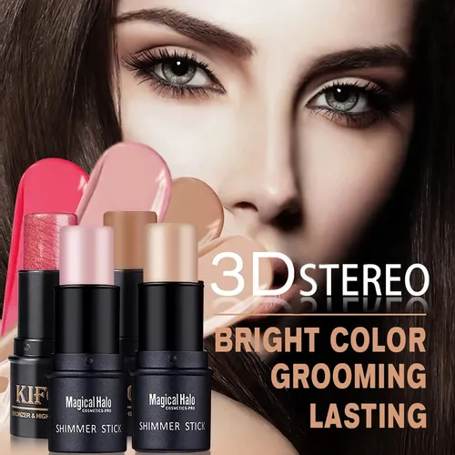 Kit De Iluminador Y Colorete Makeup Contour Stick Sumeitang,