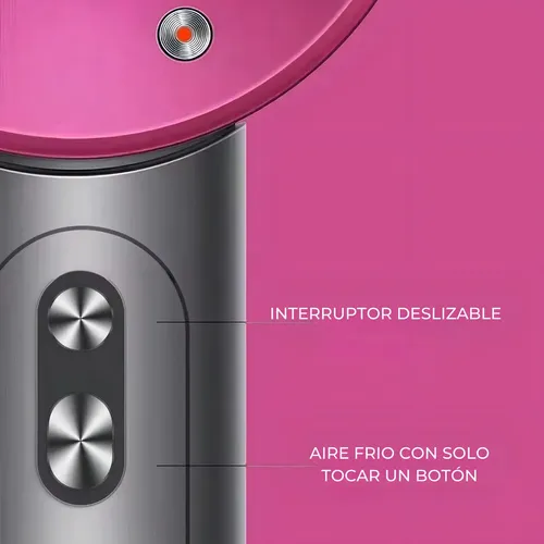 Secador De Pelo Tipo Dyson Supersonic 5 Accesorios Fucsia