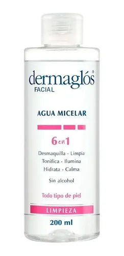 Dermaglós Facial Agua Micelar 6 En 1 X 200ml