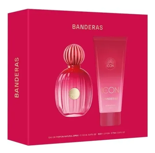 Estuche Perfume Mujer Banderas The Icon Woman Edp 100ml