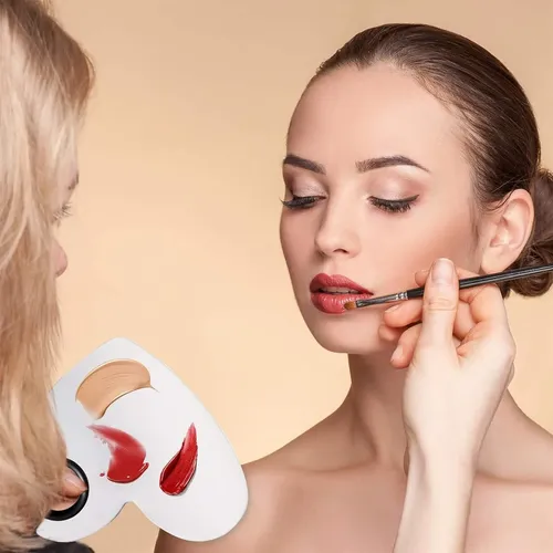 Paleta De Maquillaje De Acero Inoxidable Banugo 2 Piezas