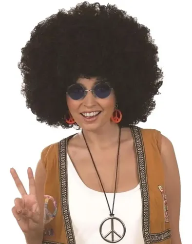Peluca Super Afro Negro