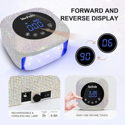 Lavinda Lámpara De Uñas Led Uv, Lámpara De Uñas