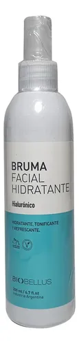 Bruma Facial Hidratante Hialurónico y Pantenol Biobellus x 200ml
