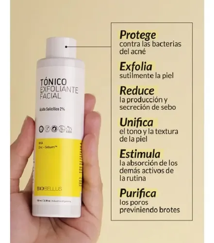 Set Tonico Exfoliante 100ml Biobellus + Suero Procolageno