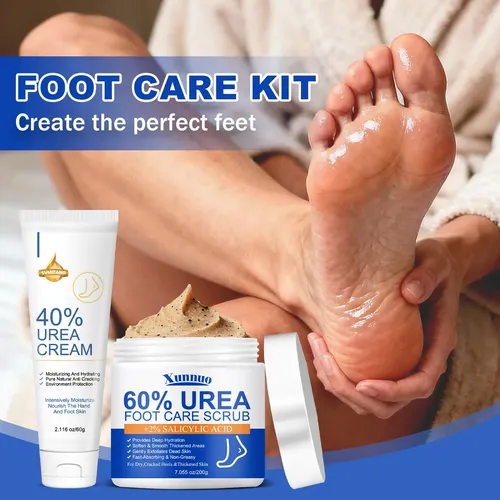 Foot Care Kit: Cream + Exfoliant