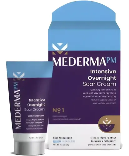 Crema Intensive Overnight Scar Cream Mederma noche para todo tipo de piel de 28mL/28g 30+ años