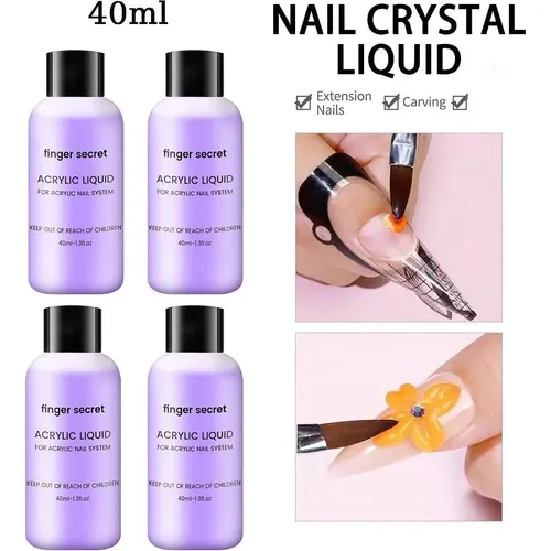Monómero Líquido Acrílico Finger Secret 2×40 Ml